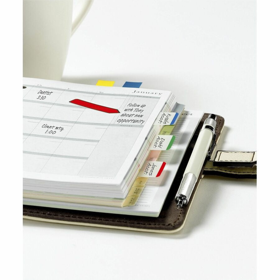 3M 3M MMM686LGBR Post-it Durable Tabs (1.50 in x 1.00 in, 66/Pack)