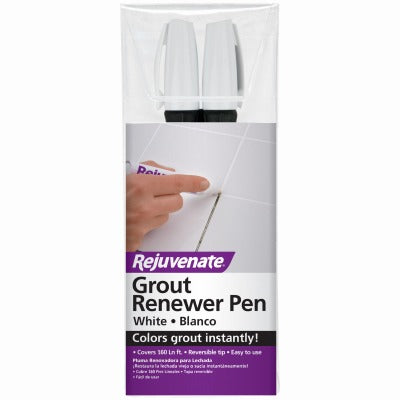 REJUVENATE For Life Products Llc RJ2GMW White Grout Marker Pens 2ct
