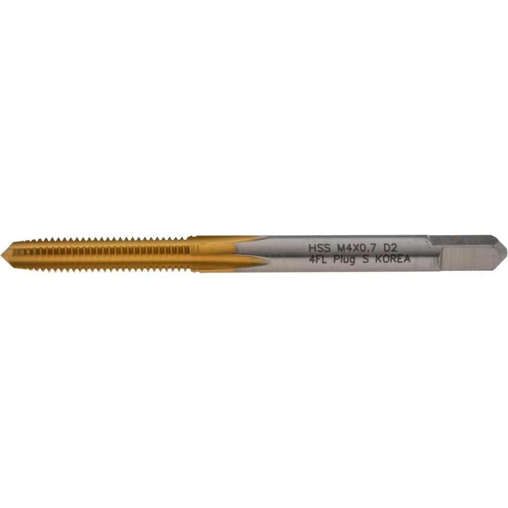 HERTEL Hertel K020121AS25 Straight Flute Tap M4x0.70 Metric Coarse