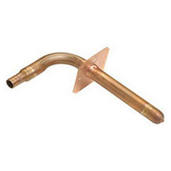 Zurn QSTUBLXXF Copper Stubout - 8 Elbow - 1/2 Barb x 1/2 Nominal with Nailing Flange