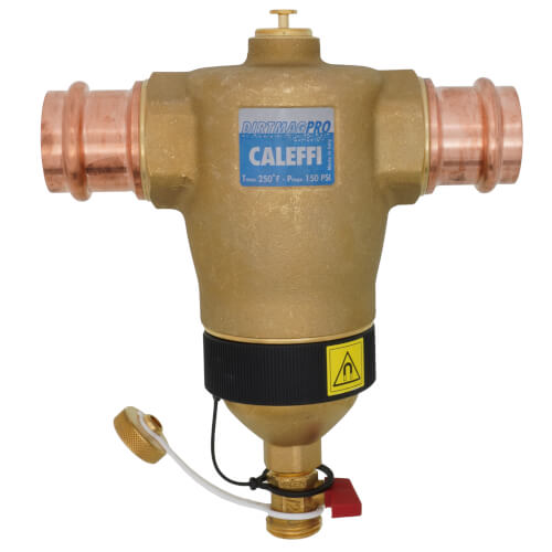 Caleffi 546368AM DirtMagPRO 1-1/2 Press DIRTMAG Pro Dirt Separator w/ Dual Magnets