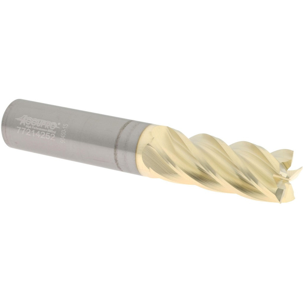 ACCUPRO Accupro 316061 Square End Mill 0.5 in 5 Flute Solid Carbide Zrn