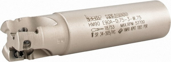 ISCAR Iscar 3101949 Indexable Square-shoulder End Mill 3/4 in