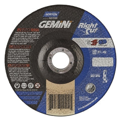 Norton 66252823602 Gemini RightCut Abrasive Cut-Off Wheel 4-1/2 Inch x 0.045 Inch