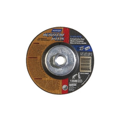 Norton 66252843323 NorZon Plus SGZ CA/ZA Grinding and Cutting Wheels, Type 27, 24 Grit, 10 pack