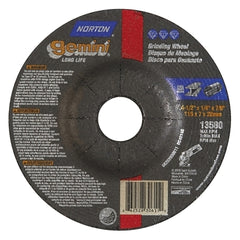 Norton 66252843594 Gemini Type 27 Grinding and Cutting Wheel 4-1/2 in Diameter