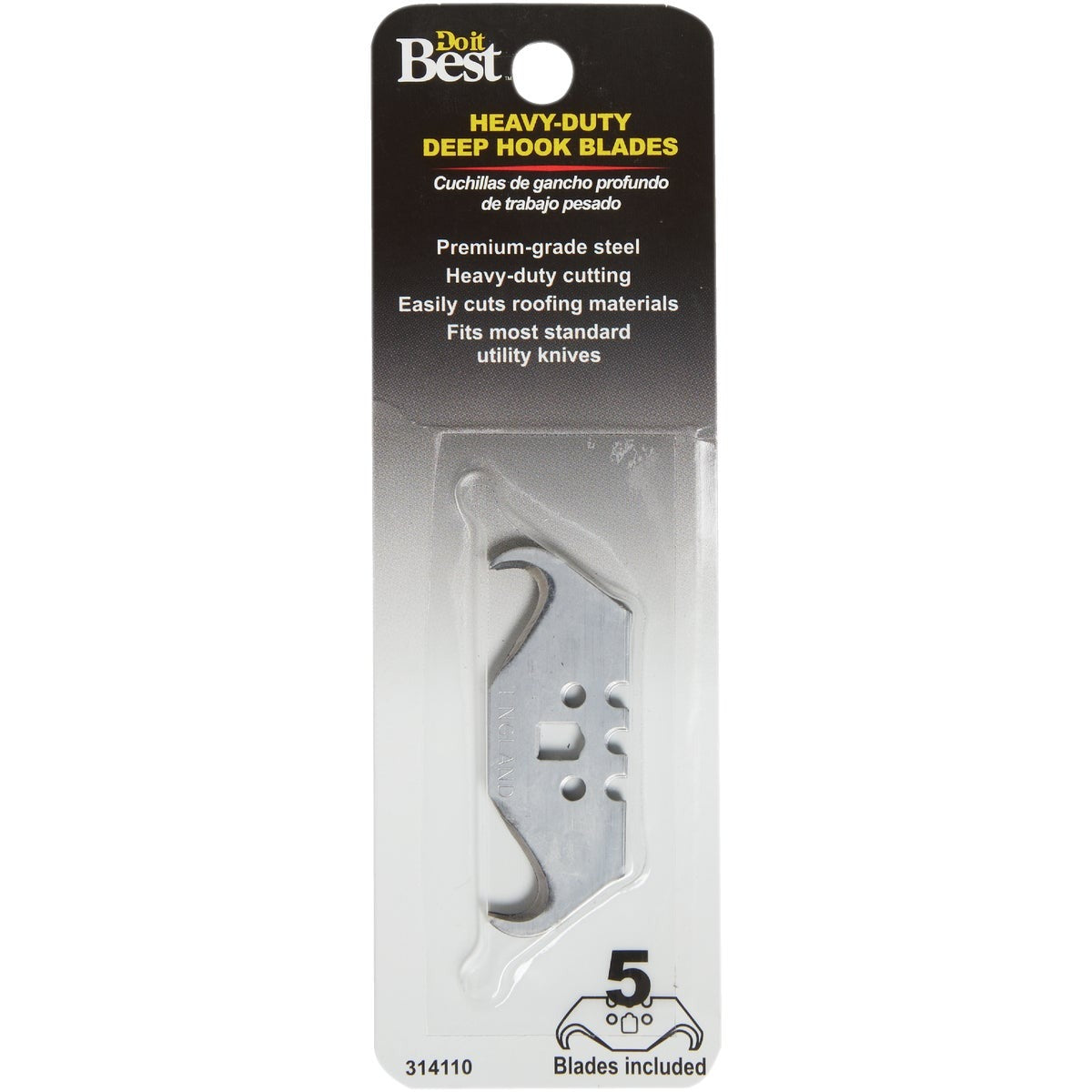 BSC PREFERRED Bsc Preferred LKB5-DIB Universal Hook Blade 5 Pack