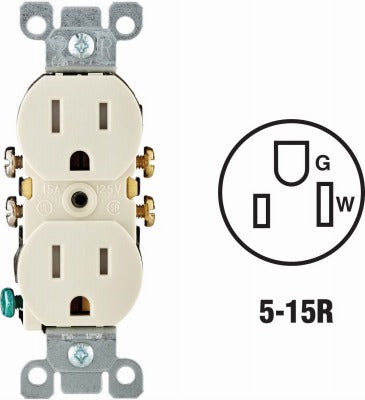 LEVITON Leviton Mfg Co N04-T5320-00T Tamper-resistant Duplex Outlet