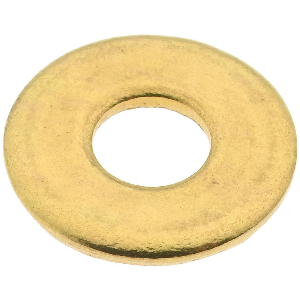 VALUE COLLECTION Value Collection FWUIB0-8-100BX No 8 Brass Flat Washer 100-pack