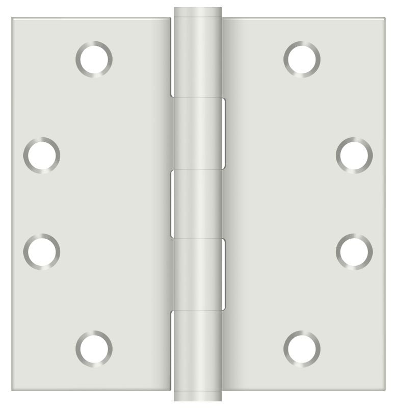 DELTANA Deltana S45USPW Square Hinge 4.5x4.5 in Heavy Duty White