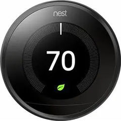 Google T3016US Nest Learning Thermostat 3rd Gen Black