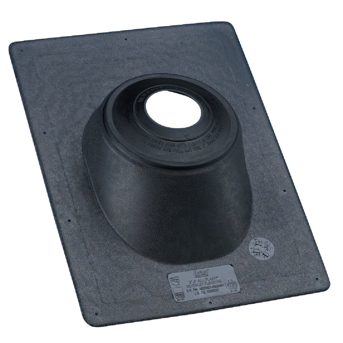 OATEY Oatey 11891 4 Inch Plastic No-calk Roof Flashing
