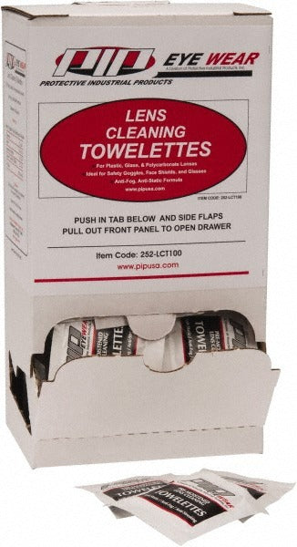 PIP Pip 252-LCT100 Anti-fog Anti-static Lens Towelettes 100ct