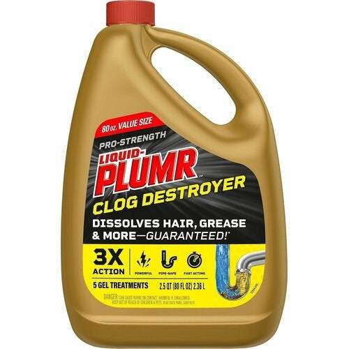 CLOROX Clorox CLO00228 Liquid Plumr Clog Destroyer Gel 80 Oz