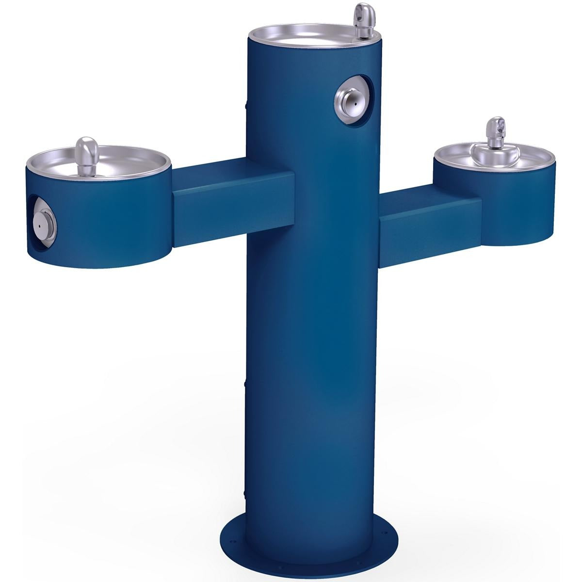 BSC PREFERRED Bsc Preferred LK4430FRKBLU Tri-level Outdoor Drinking Fountain