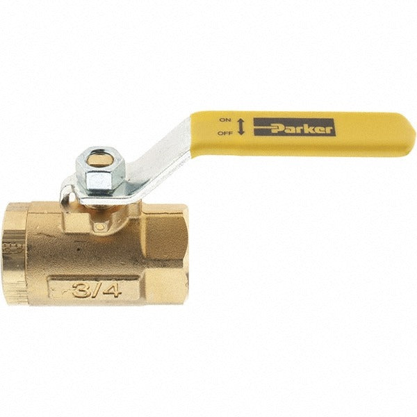 PARKER Parker XV500P-12 Ball Valve 3/4 Inch Fnpt Brass 600 Psi