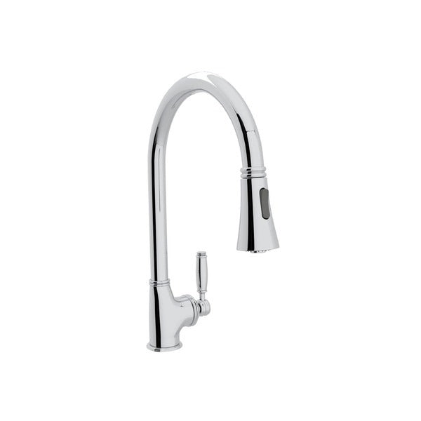 ROHL ROHL MB7928LM-APC Michael Berman Gotham Single-Handle Pull-Down Sprayer Kitchen Faucet