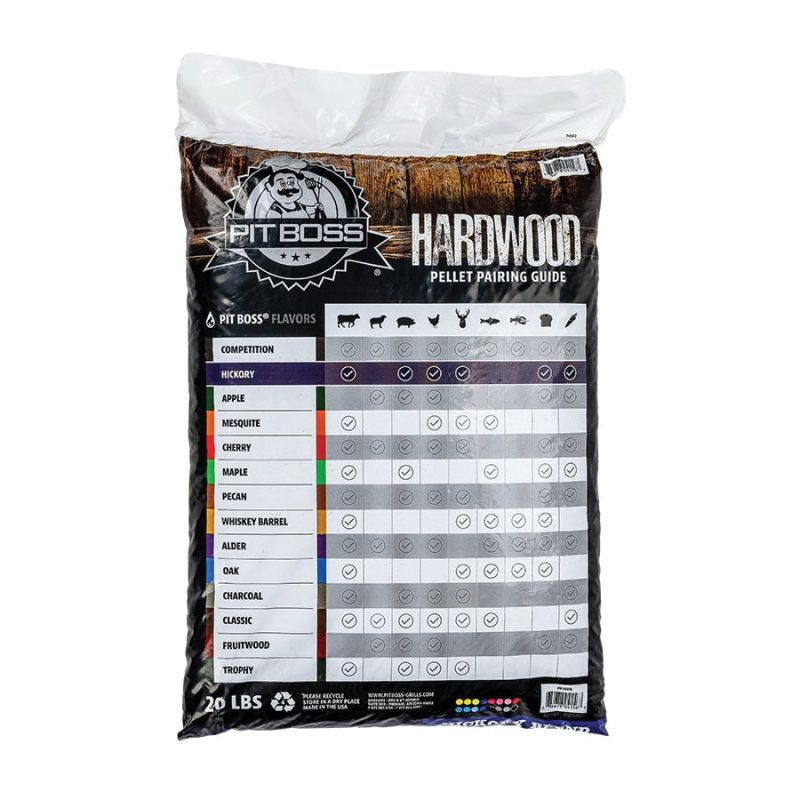 PIT BOSS Pit Boss 55236 Hickory Blend Hardwood Pellets 20 lb Bag