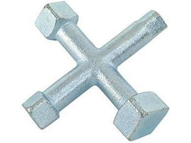 FOX FOUNDRY Fox Foundry 45129 4-way Drum Trap Plug Wrench