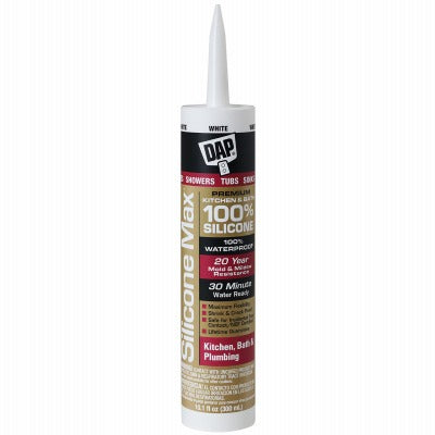 DAP Dap Inc 8667 Silicone Kitchen Bath Sealant 10.1 Oz White