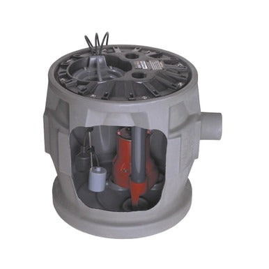 LIBERTY PUMPS Liberty Pumps P382LE102 Pro380 Simplex Sewage Package 1 HP (24 inches x 24 inches Basin)