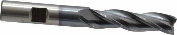 CLEVELAND CONTROLS Cleveland C39785 Square End Mill 1/2 in 3 Flute Hss Ticn