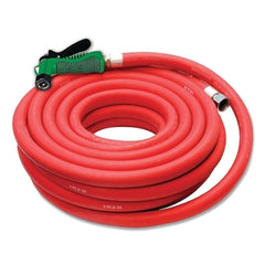 NoTrax T43S5050RD Hot Water Hose for Food Service Kitchen Washes 5/8 in ID 50 ft L Red