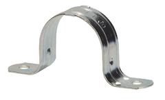 Steel Electric Products 2135S 1-1/4 Inch Zinc Plated Steel 2-Hole Conduit Strap