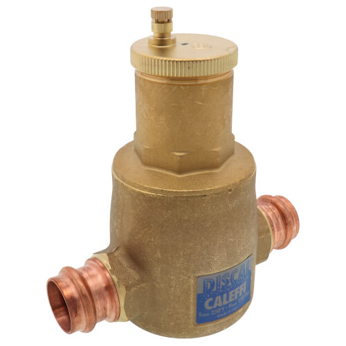 CALEFFI 551066A DISCAL Air Separator 1 Inch Press