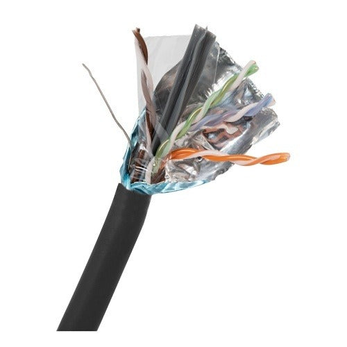 WIREPATH Wirepath SP-CAT6PS-1000-BLK CAT6A Plenum Cable Black