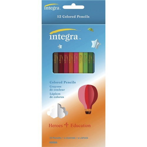 INTEGRA Integra ITA00066 Colored Pencils Pre-sharpened 12 Pack