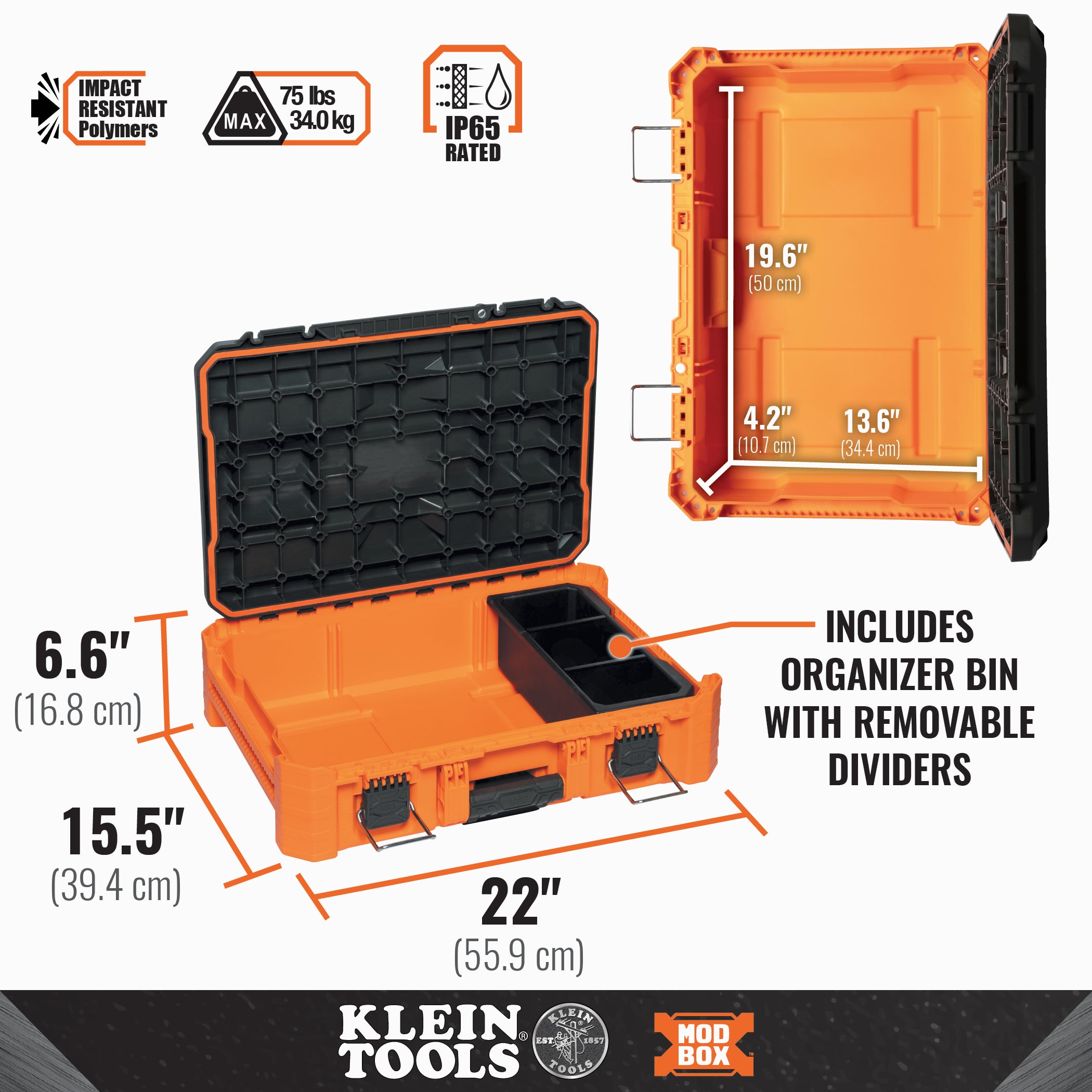 Klein Tools 54804-8 Small Toolbox