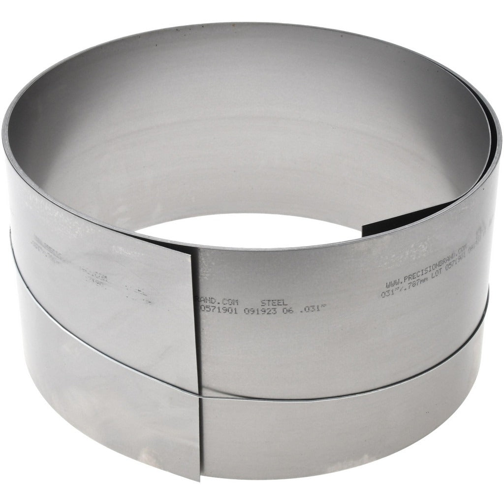 PRECISION BRAND Precision Brand 16775 Steel Shim Stock Roll 0.031in X 6in X 180in