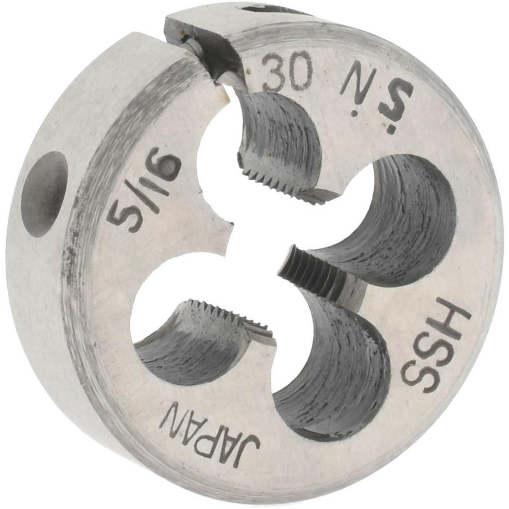VALUE COLLECTION Value Collection 84031300 Round Die 5/16-30 1 Inch Od Hss