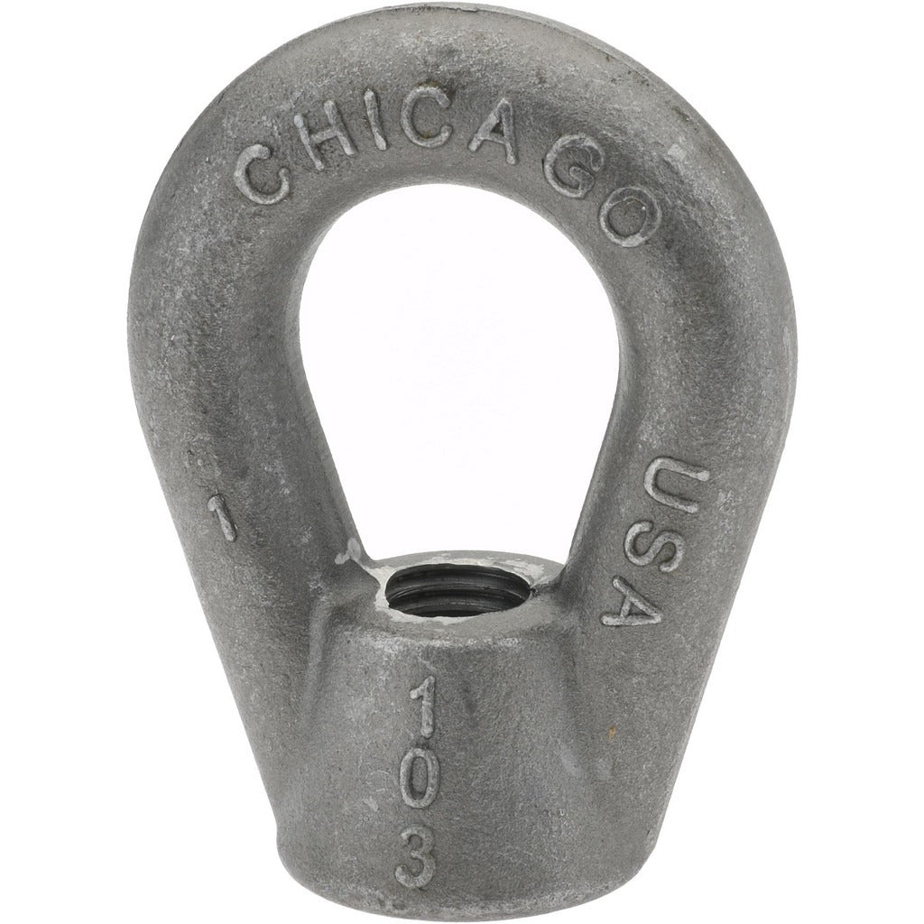 GIBRALTAR Gibraltar 17270 7 Lifting Eye Nut 10600 Lb 3/4-10 Carbon Steel