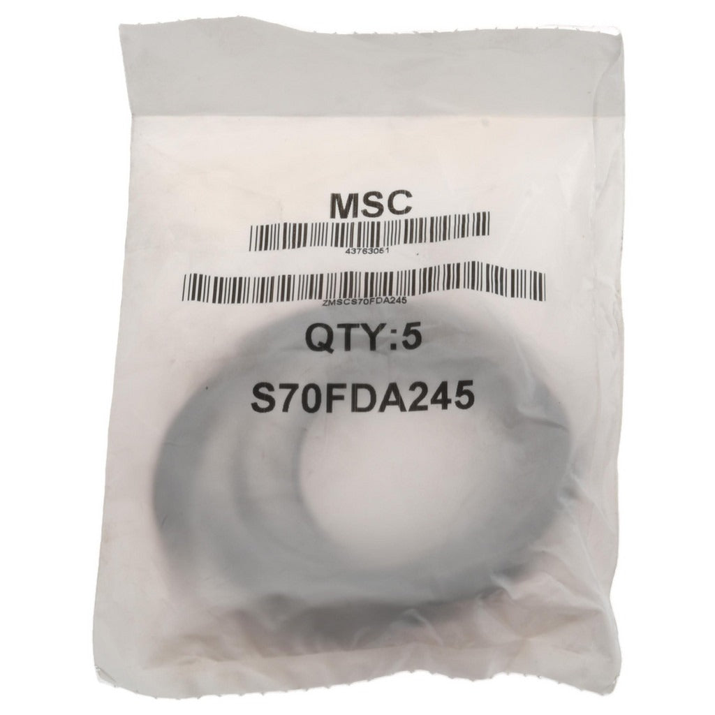 VALUE COLLECTION Value Collection ZMSCS70FDA245 Silicone O-ring Dash 245