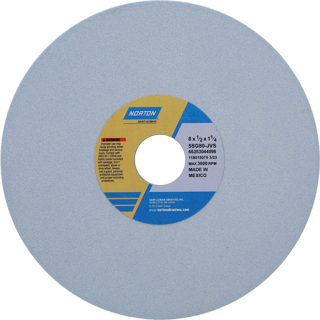NORTON Norton 66253044096 Surface Grinding Wheel 8in 80 Grit