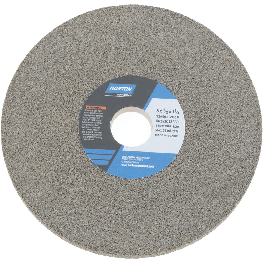 NORTON Norton 66253043888 Surface Grinding Wheel 8in 60 Grit