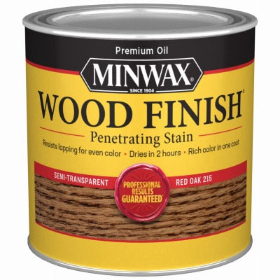 MINWAX Minwax 221504444 Wood Finish Stain Red Oak 0.5 Pint
