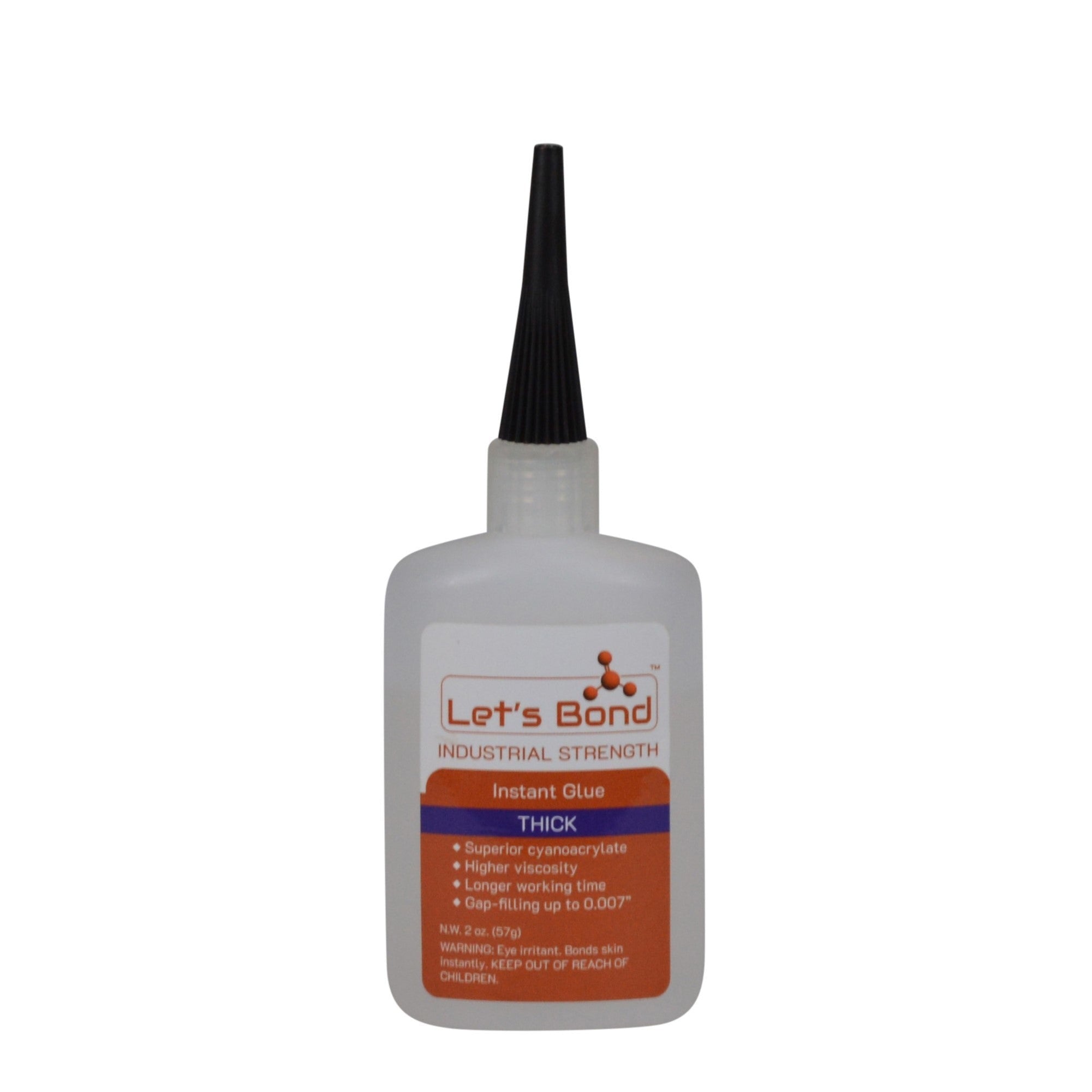 LET'S BOND Lets Bond UBC320-00 Thick Cyanoacrylate Adhesive 2 Oz