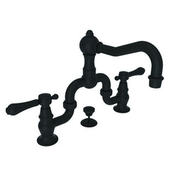 Newport Brass 1030B/56 Lavatory Faucet Chesterfield Bridge 8 to 9-3/4 Inch Spread 2 Lever ADA WaterSense