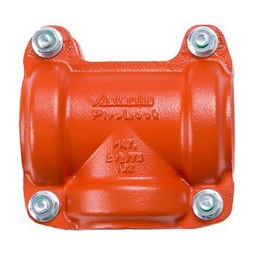 Victaulic 102-114 Tee IR Firelock 1-1/4 102 Ductile Iron Groove