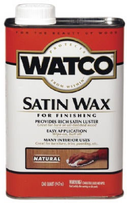 RUST-OLEUM Rust-oleum 67041 Satin Finishing Wax Natural Quart
