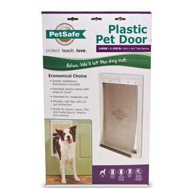 True Value PPA00-10960 Petsafe Plastic Pet Door- Large