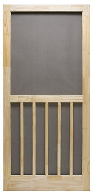 PRECISION Precision Screen Security Prod 3952NA2868 Wood Screen Door