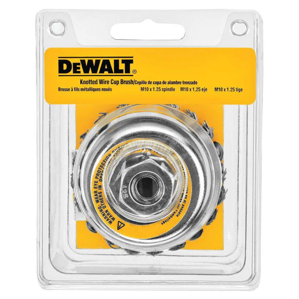 DEWALT Dewalt Accessories DW4916 Knotted Cup Brush 4 in