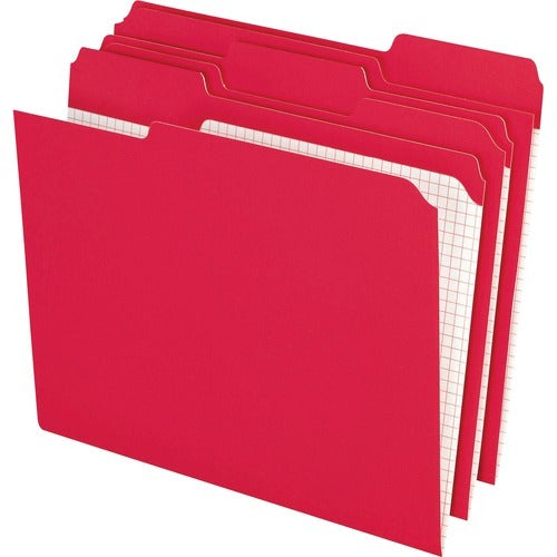 PENDAFLEX Pendaflex PFXR15213RED Red Letter File Folders 100