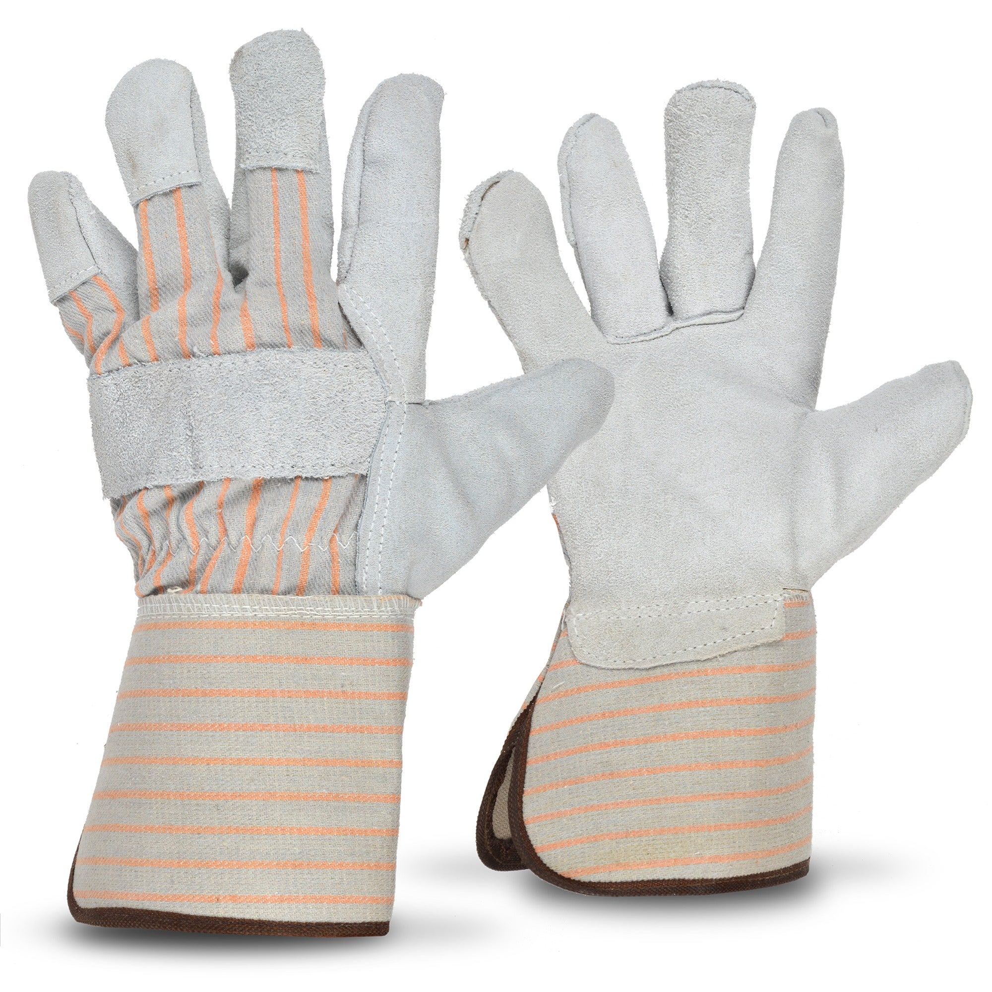 TRULINE Truline A174400 Industrial Leather Palm Gunn Work Gloves (Size L)