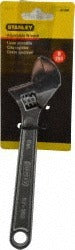 STANLEY Stanley 87-369 Adjustable Wrench 8 Inch Chrome Vanadium