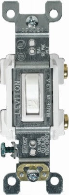 LEVITON Leviton Mfg Co 205-RS115-WCP 15A Single Pole Switch White